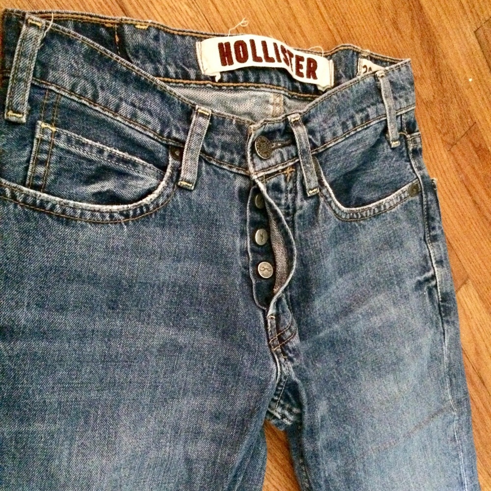 Hollister low rise slim boot cut jeans